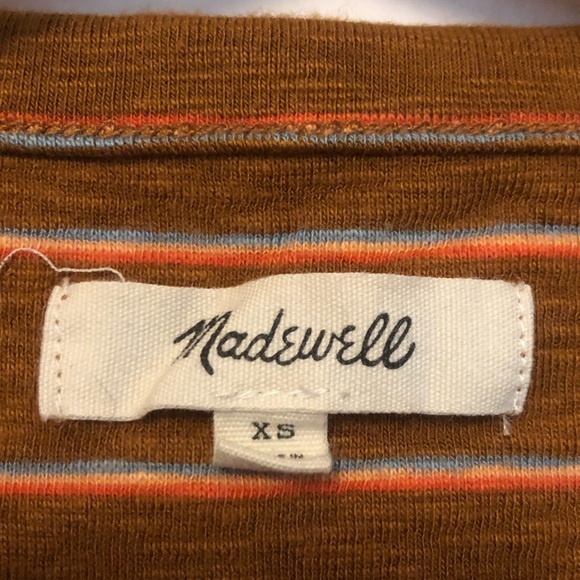 Madewell Lettuce-Edge Baby Tee in Milstead Stripe - Picture 4 of 4